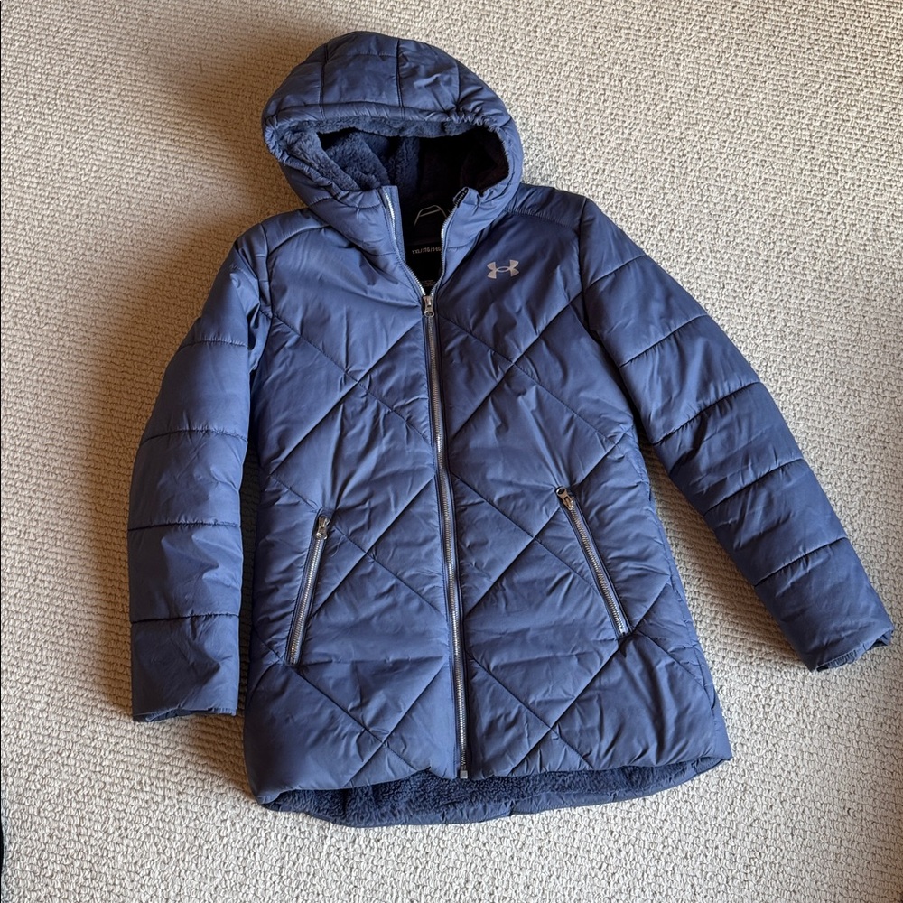 Under Armour Kids' Lilac Hooded Puffer Coat